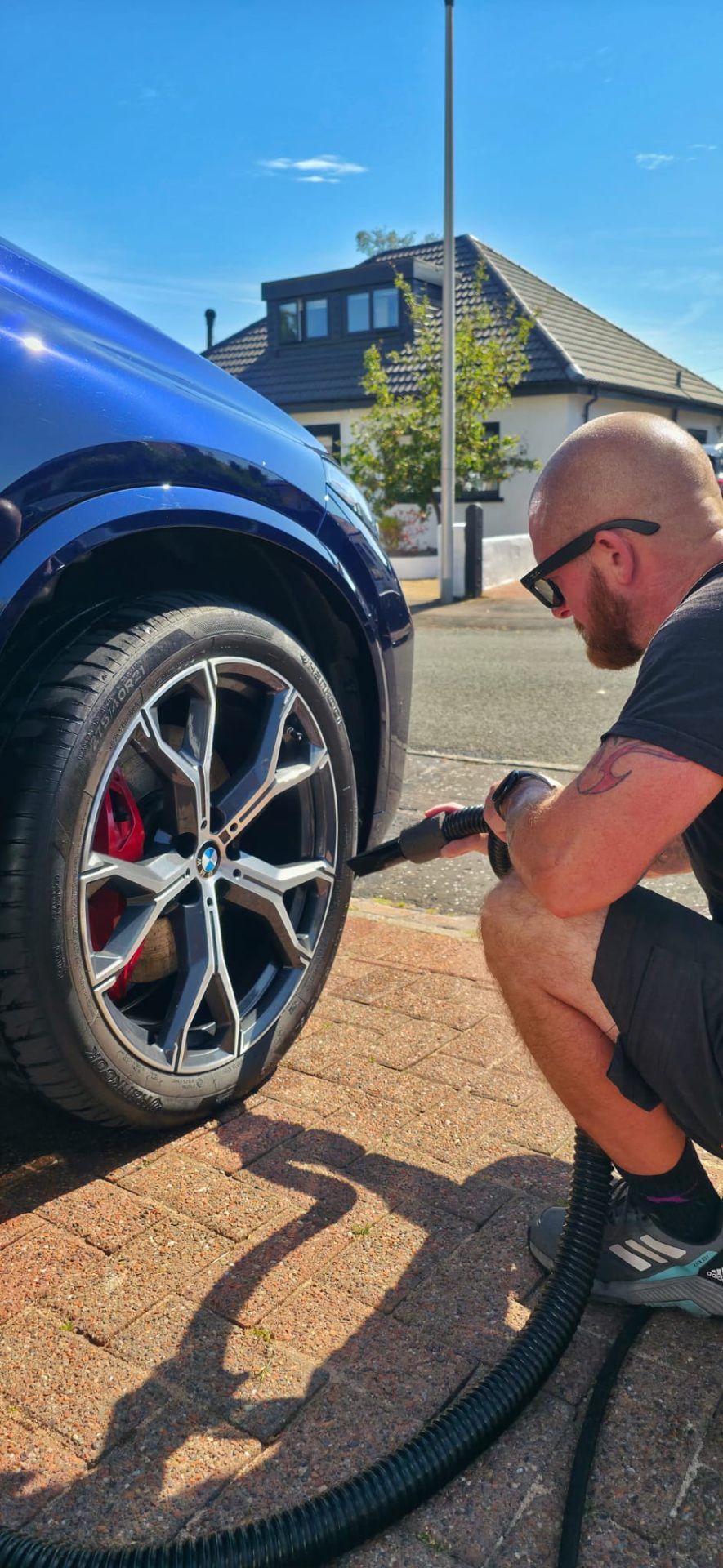 Close-up wheel detailing — attention to detail